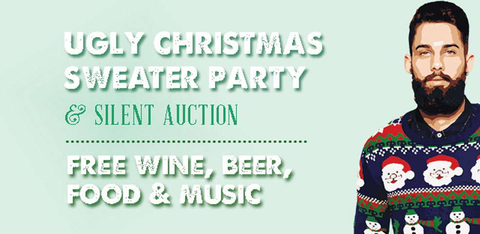 Dec. 4th: Ugly Christmas Sweater Party & Silent Auction