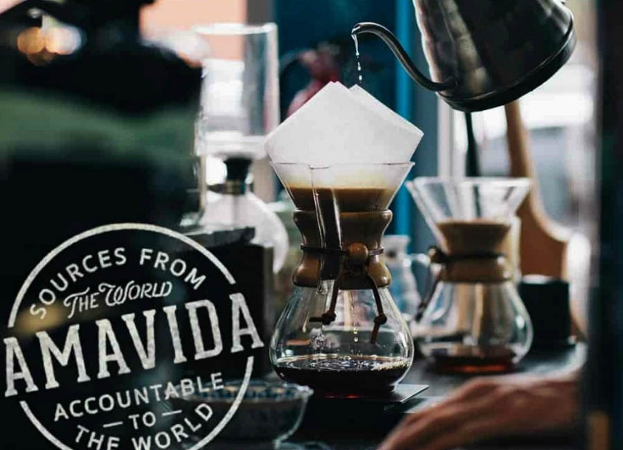 Amavida is a sustainable coffee brand who "Sources from the world, accountable to the world"
