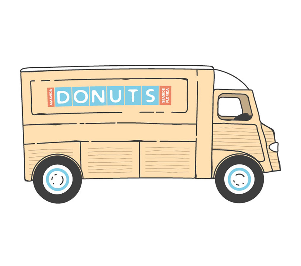 Donut Truck by Amavida Coffee Roasters