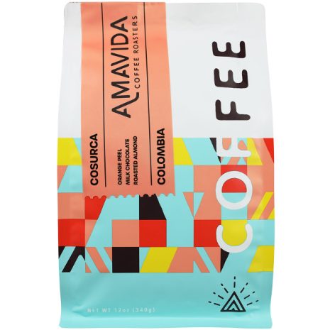 12 oz bag of Colombia Cosurca Coffee by Amavida Coffee Roasters